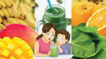 Green Smoothie for Kids Recipe - Gennysser.com - Healthy Drinks Recipes